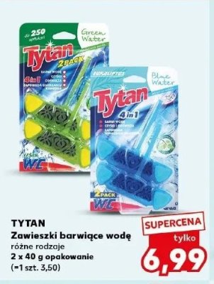 Zawieszka do wc blue water Tytan 4in1 promocja