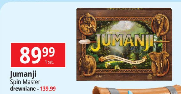 Gra planszowa jumanji Spin master promocja w Leclerc