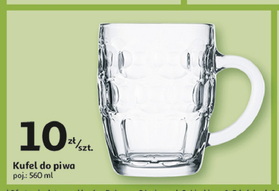 Kufel do piwa 560 ml promocja w Auchan