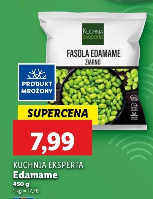 Fasola edamame promocja w Lidl