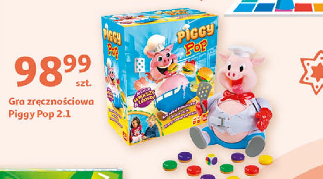 Gra zręcznościowa piggy pop promocja