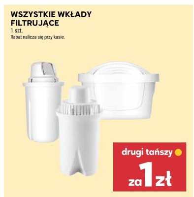 Wkłady filtrujące promocja w Stokrotka