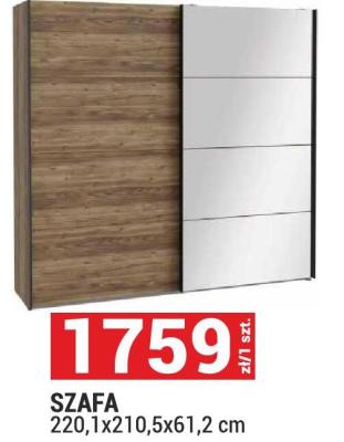 Szafa 220,1x210,5x61,2 cm promocja w Merkury Market