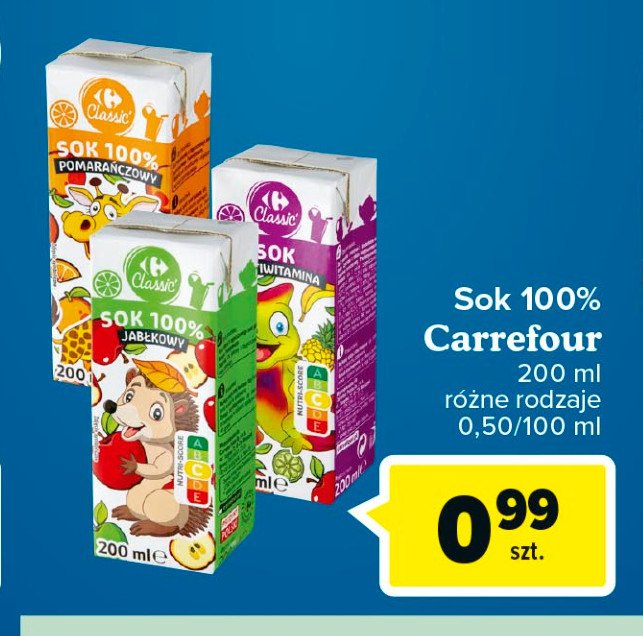 Sok multiwitamina Carrefour promocje