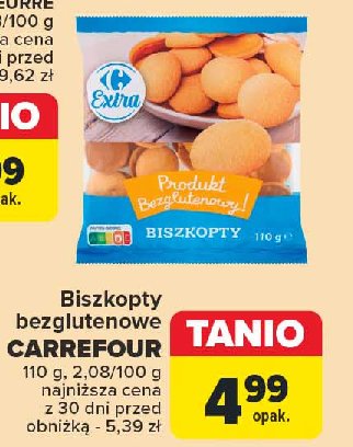 Biszkopty Carrefour extra promocja