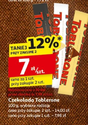 Czekolada promocja w Auchan
