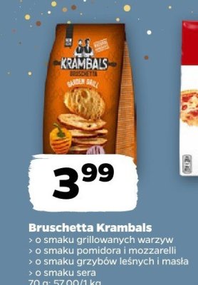 Bruschetta o smaku pomidora i mozzarelli promocja w Netto