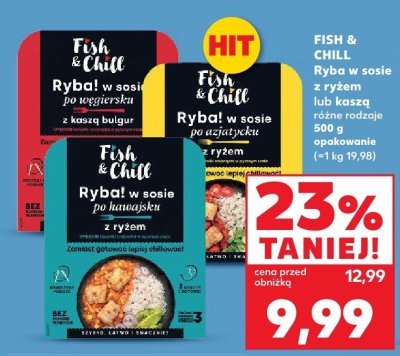 Ryba w sosie po węgiersku lub po hawajsku z ryżem promocja w Kaufland
