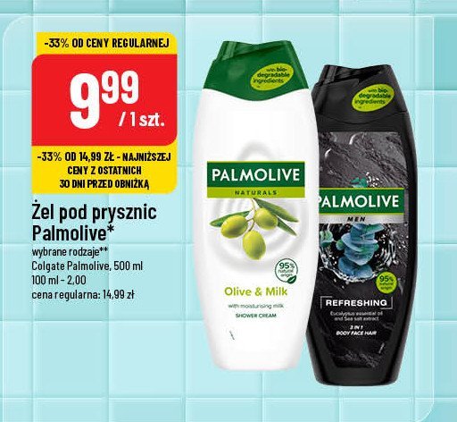 Żel pod prysznic refreshing 2 w 1 Palmolive for men promocja