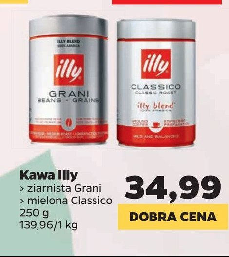Kawa Illy grani beans promocja