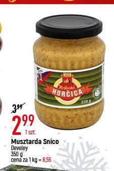 Musztarda kremska SNICO promocja