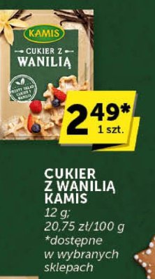 Cukier z wanilią Kamis promocja w ABC