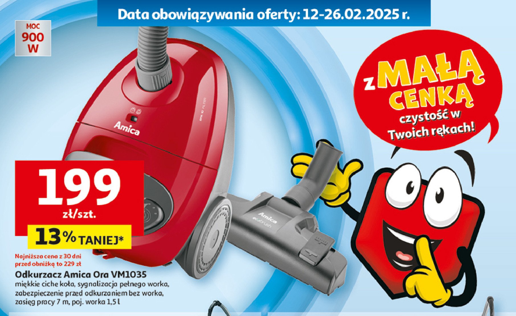 Odkurzacz ora vm1035 Amica promocja