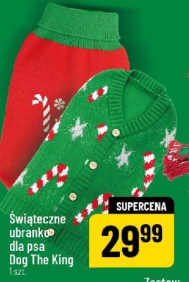 Świąteczne ubranko dla psa  promocja w POLOmarket