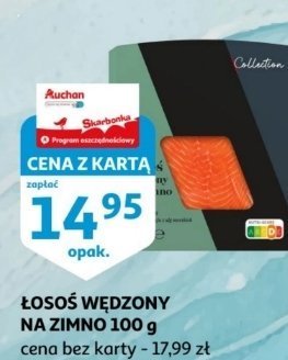 Łosoś wędzony AUCHAN COLLECTION promocja