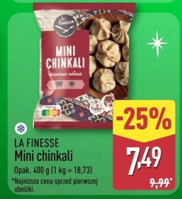 Mini chinkali LA FINESSE promocja w Aldi