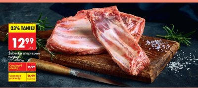 Żeberka wieprzowe trójkąt promocja w Biedronka