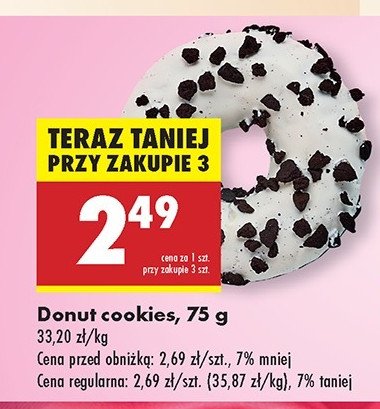 Donut cookies promocja w Carrefour
