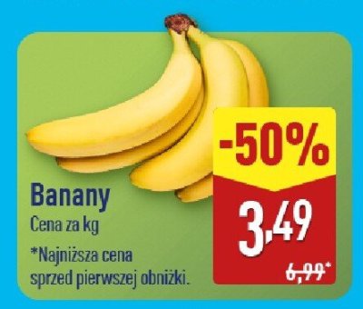 Banany promocja w Aldi