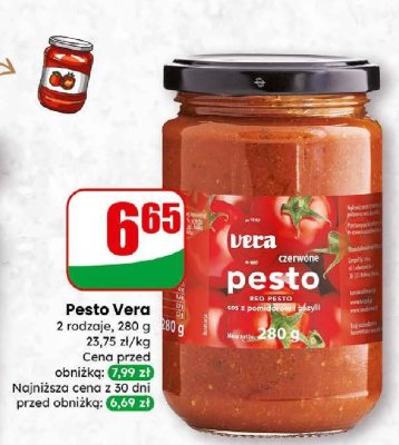 Pesto Vera czerwone promocja w Dino