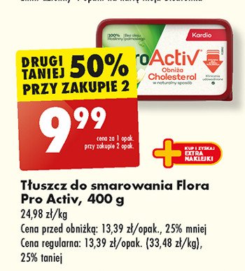 Margaryna kardio Flora pro-activ promocja