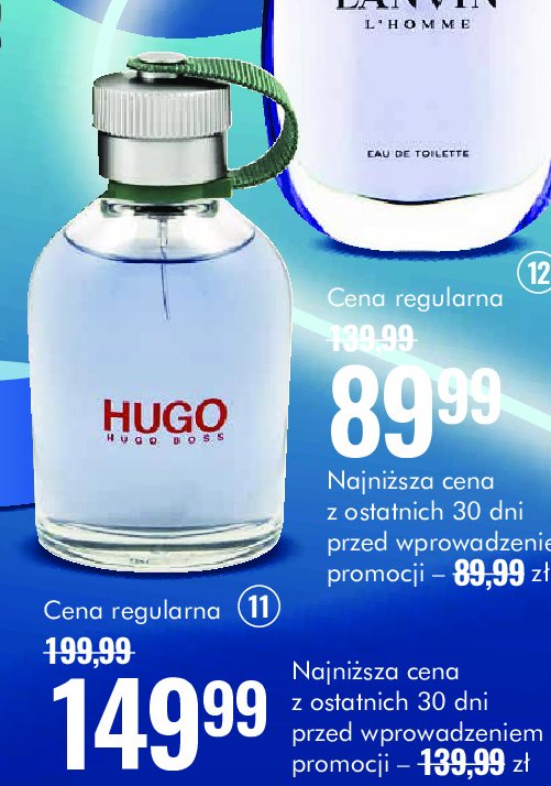 Woda toaletowa Hugo boss hugo men Hugo by hugo boss promocja