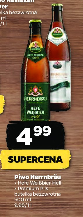 Piwo HERRNBRAU promocja w Netto