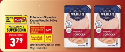 Polędwica Sopocka 140g promocja w Biedronka