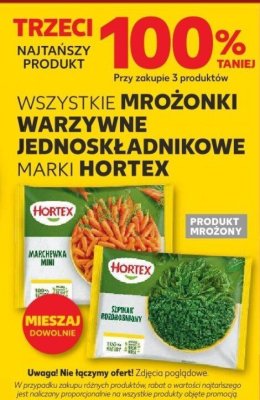 Warzywa mrożone Marchewka Mini Hortex promocja w Kaufland