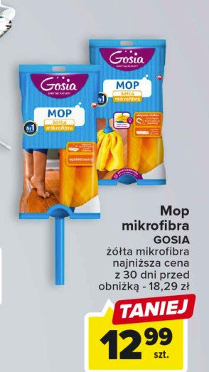 Mop 偶贸艂ty z mikrofibry Gosia promocja