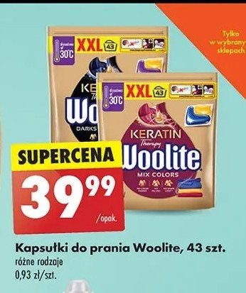 Kapsułki do brania black Woolite keratin promocja