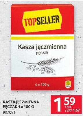 Kasza jęczmienna pęczak 4 x 100 g promocja w Selgros