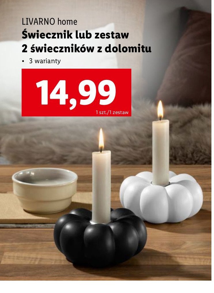 Świecznik LIVARNO HOME promocja