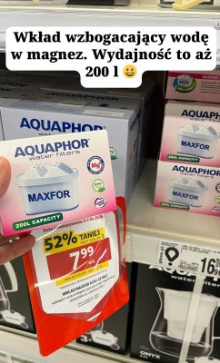 Wkład do dzbanka filtrującego Maxfor promocja w Auchan