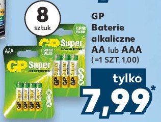 Baterie alkaliczne aa Gp super alkaline promocja
