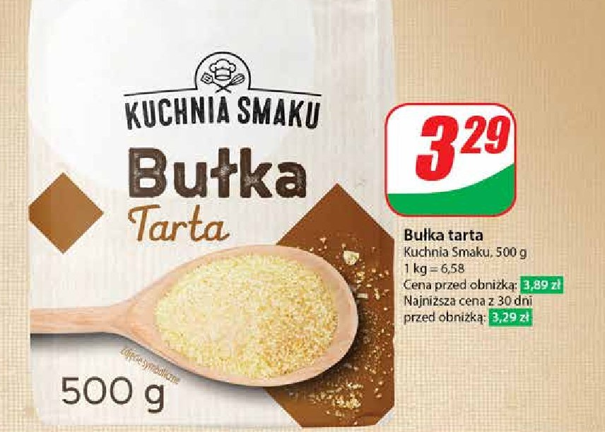 Bułka tarta Kuchnia smaku promocja