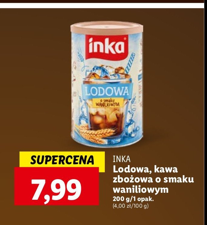 Kawa waniliowa INKA LODOWA promocja