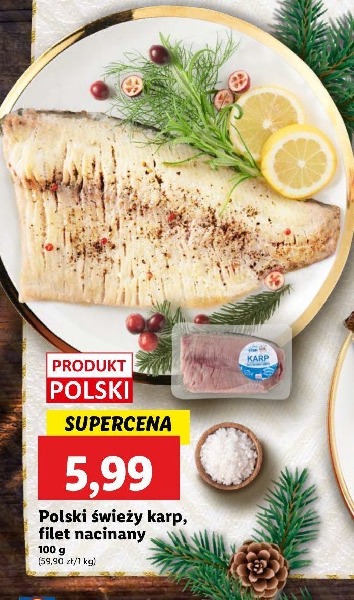 Karp - filet nacinany promocja