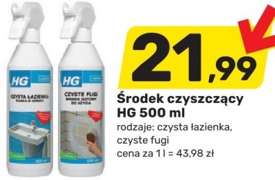 Środek czyszczący HG 500 ml promocja w Bricomarche