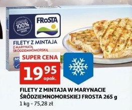 Filety z mintaja z marynatą śródziemnomorską Frosta promocja