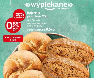 Kajzerka premium XXL promocja w Żabka