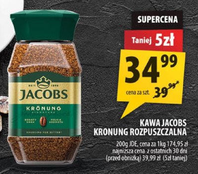 Kawa Jacobs Kronung rozpuszczalna promocja w Arhelan