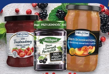 Dżemy wszystkie Helcom - drugi produkt -50% promocja w TOPAZ