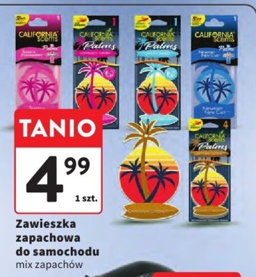 Zawieszka zapachowa do samochodu California Scents promocja w Intermarche