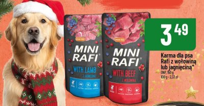 Karma dla psa Rafi z wołowiną lub jagnięciną promocja w POLOmarket