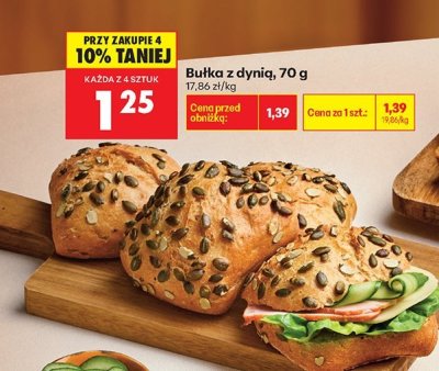 Bułka z dynią promocja w Biedronka