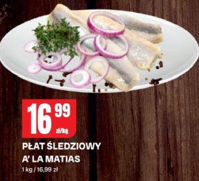 Płat śledziowy a'la matias promocja w Chorten