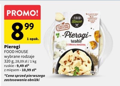 Pierogi wybrane rodzaje promocja w Intermarche
