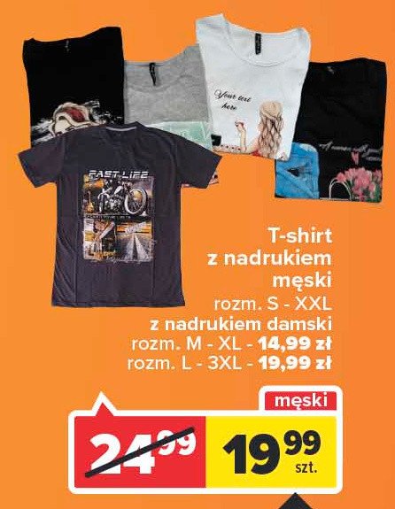 T-shirt damski l-3xl promocja w Selgros