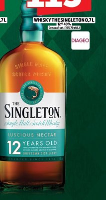 Whisky The Singleton 0.7l 12yo 40% promocja w TOPAZ